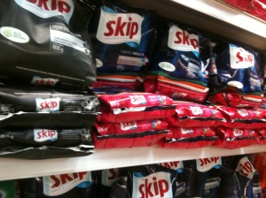 Just a slice of the detergent aisle.